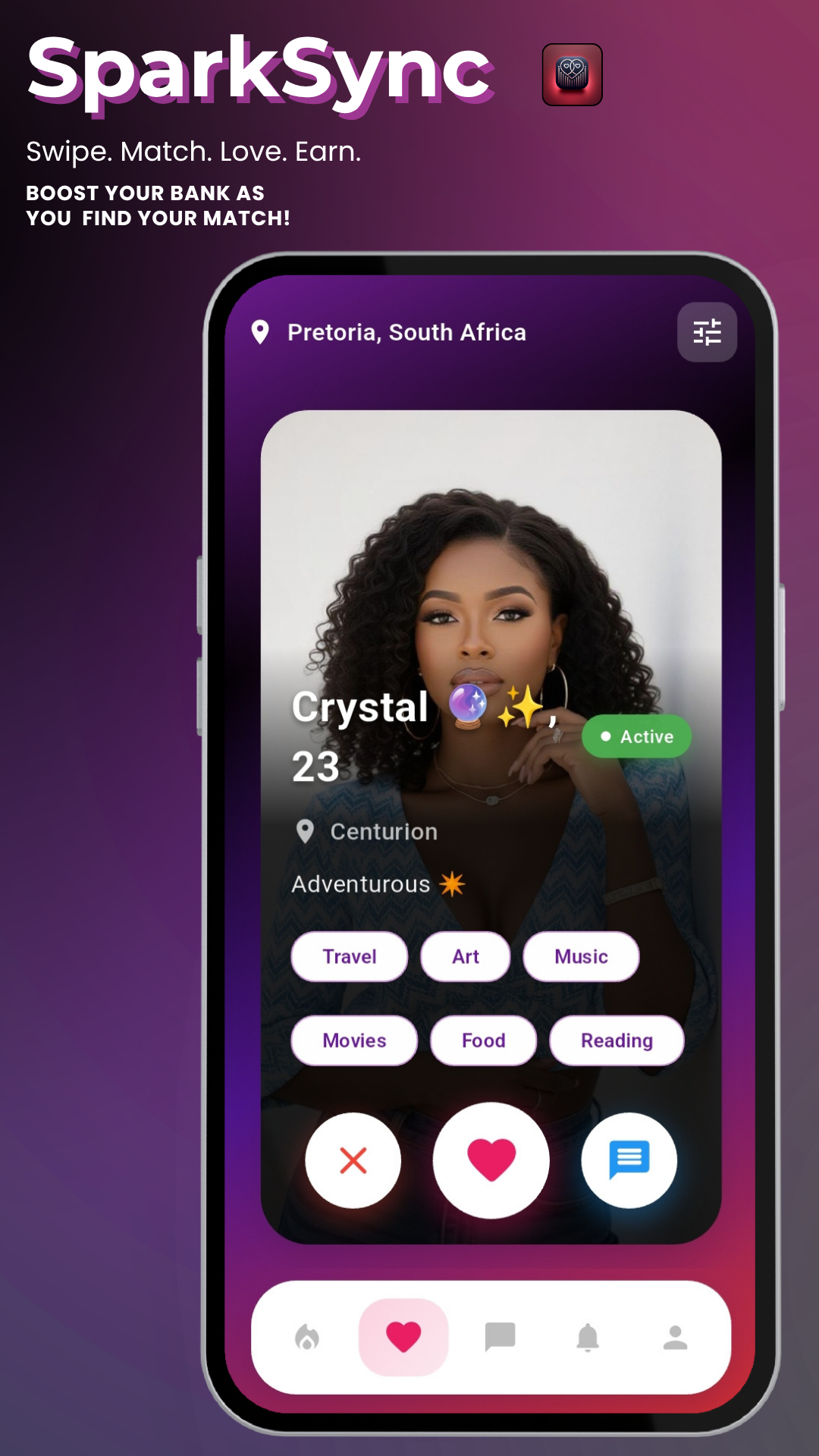 SparkSync App Interface